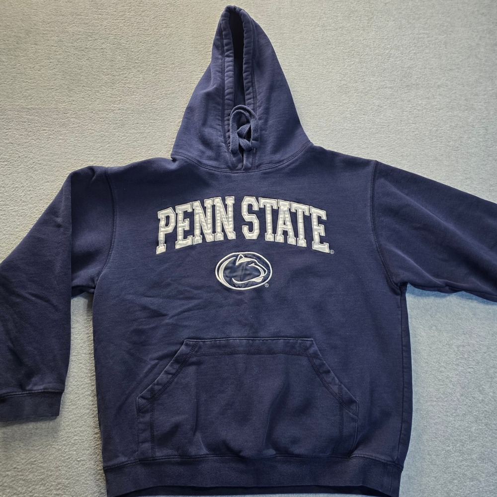 Penn State‎ Nittany Lions Hoodie Mens Large Navy Blue Collegiate Pullover